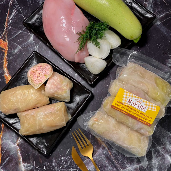 Фото Голубцы в листе с индейкой