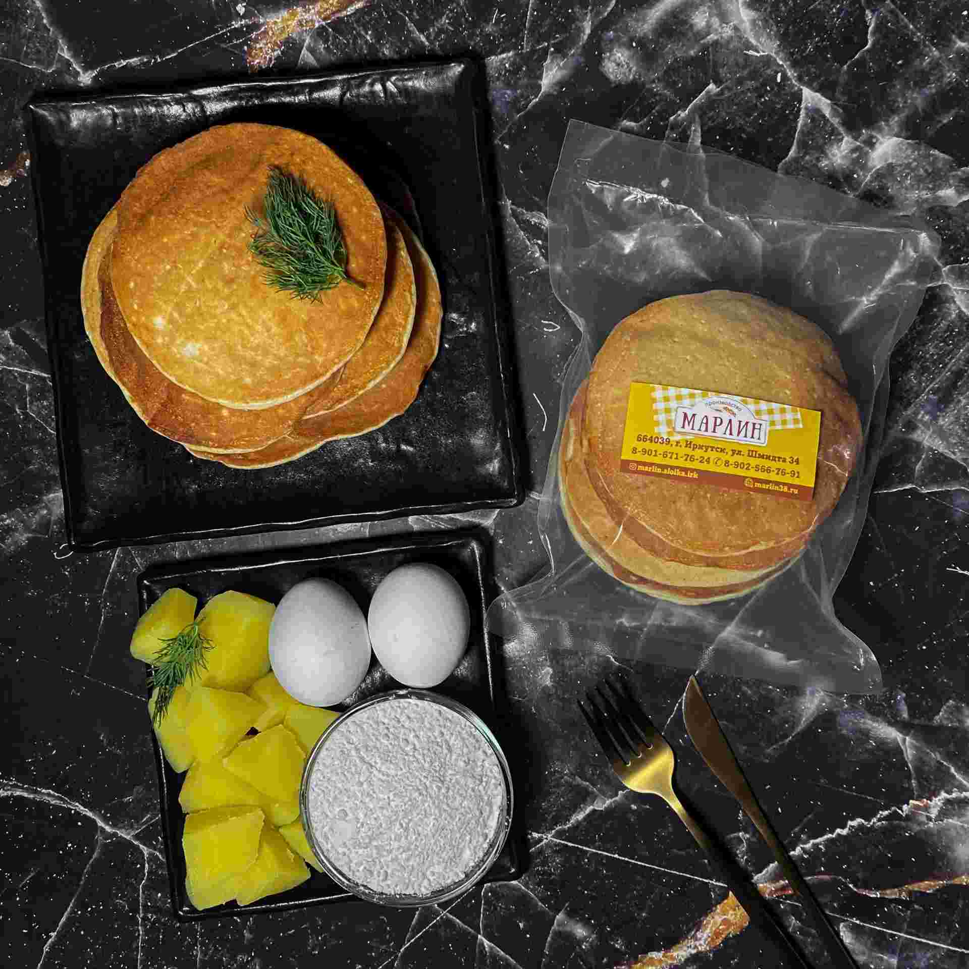 Фото Картофельные блинчики мини на кефире