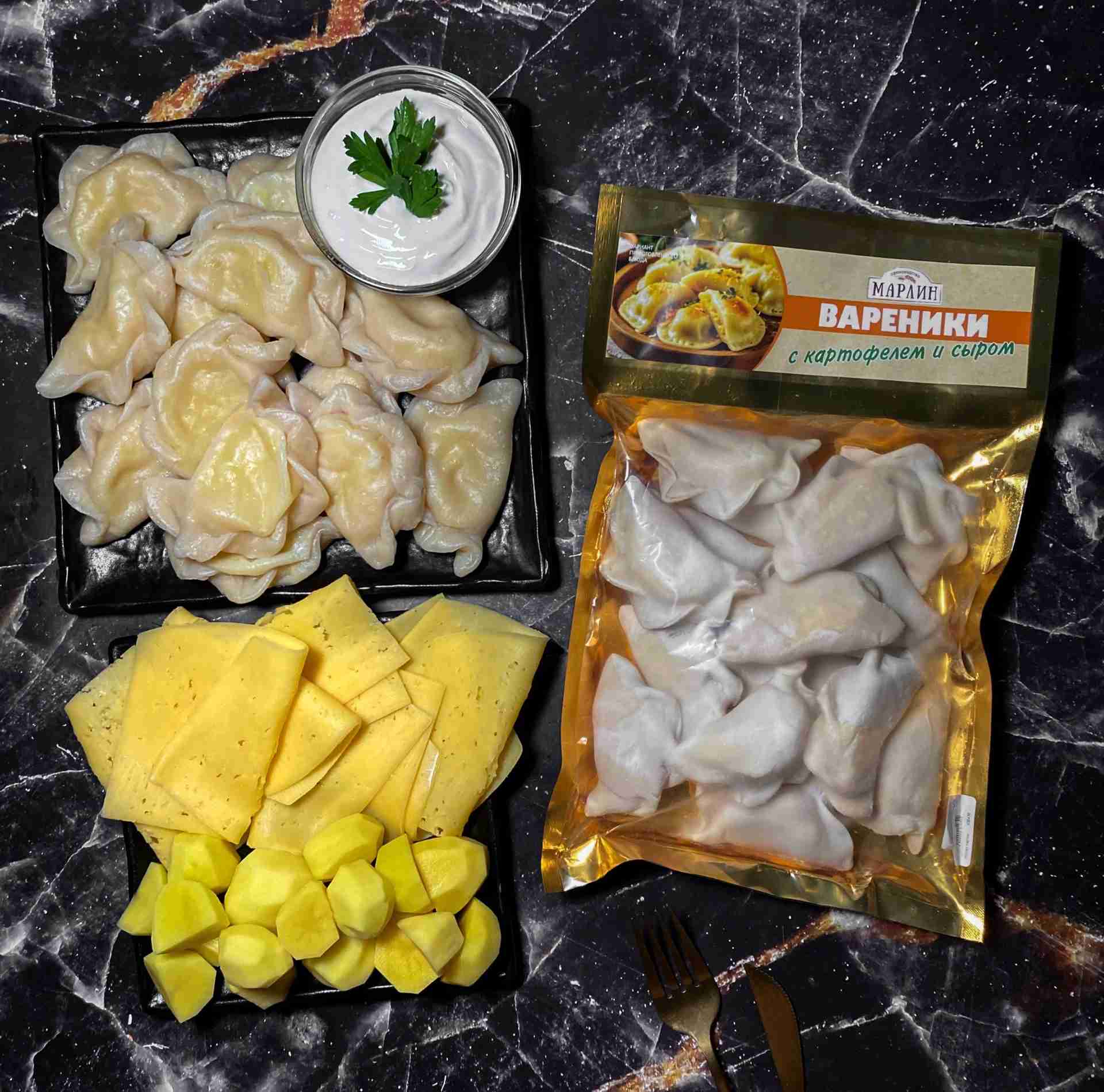 Фото Вареники с картошкой и сыром