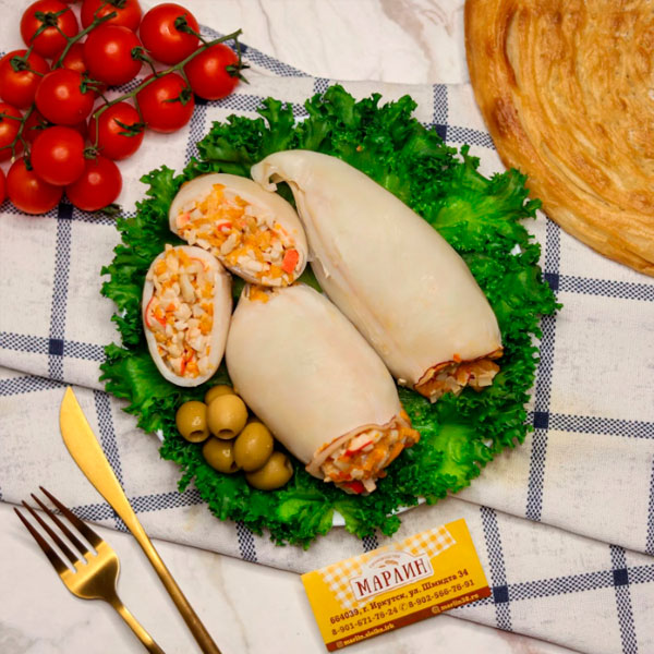 Фото Кальмары фаршированные