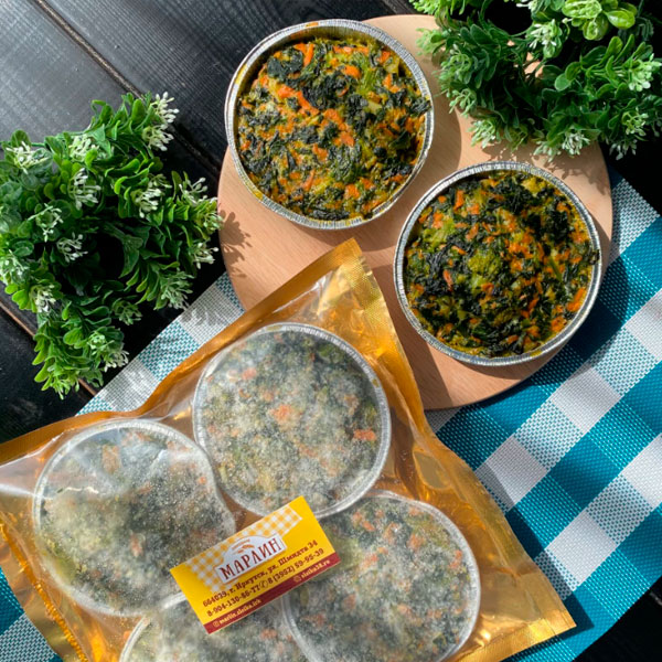 Фото Запеканка шпинатная