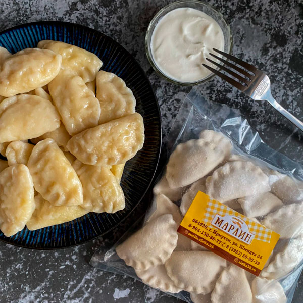 Фото Вареники с картофелем