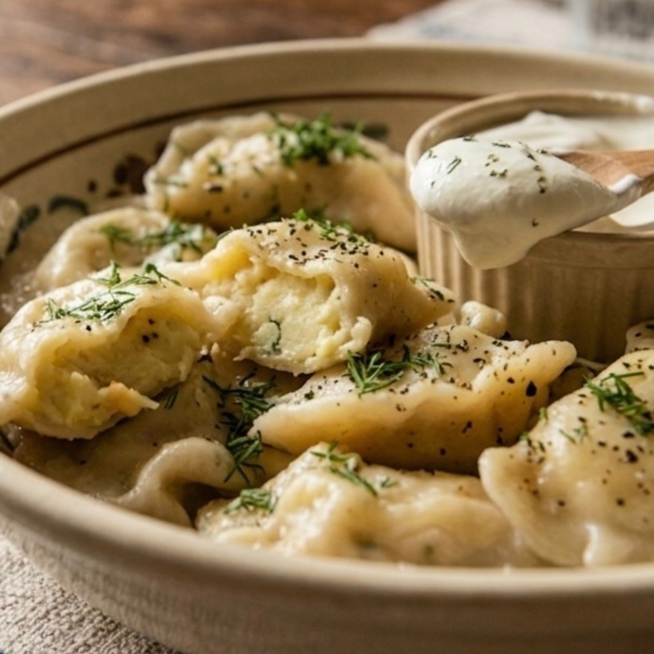 Фото Вареники с картошкой и сыром