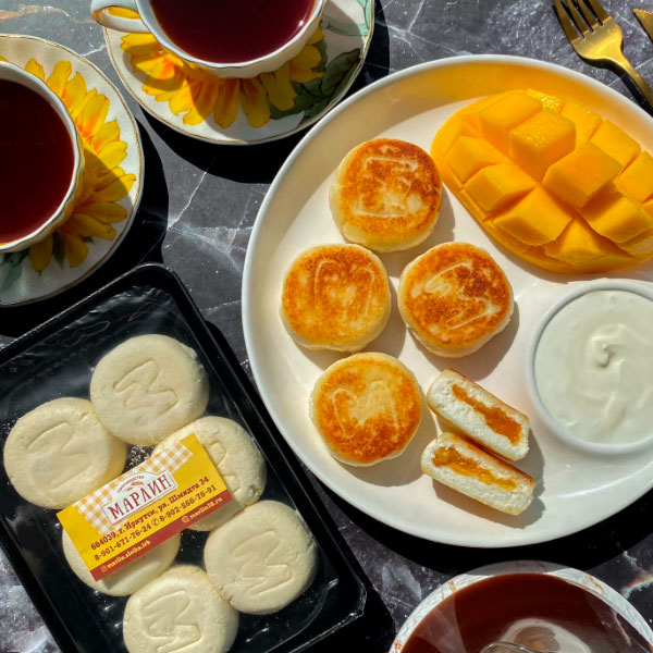 Фото Сырники с манго